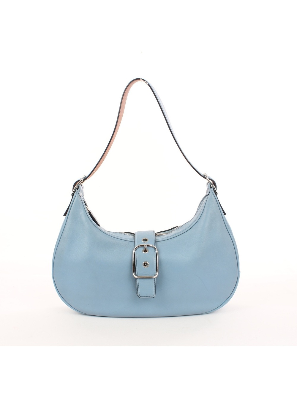 Coach 7592 Blue Leather Vintage Hamptons Hobo Bag